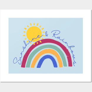 Sunshine & Rainbows Posters and Art